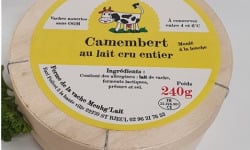 Ferme de la Paumerais - CAMEMBERT AU LAIT CRU ENTIER DE VACHE (x1) - 240 Gr