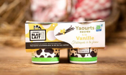 La Ferme de Blas'Lait - Yaourts Sucrés à la Vanille x4