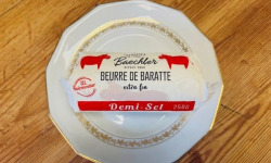 Ferme Sereine en Périgord - Beurre BAECHLER de Baratte X10 – pasteurisé DEMI-SEL à 82% de MG - 250g - Extra fin