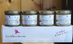 Les Délices du Coin - Coffret 4 toastinades 80g  de foie de canard