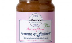 Muroise et Compagnie - Confiture de Pomme et Salidou (caramel au sel de Guérande) Bio - 350 g