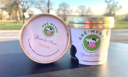 Glaces de Meuse - P'tit pot "Melon Charentais" - 90gr