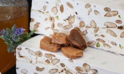 Nougats Laurmar - Vrac nougat blanc tendre à la crème de caramel beurre salé 2x1kg