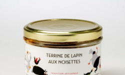 Les foies gras du Ried - Terrine de lapin aux noisettes - 180g