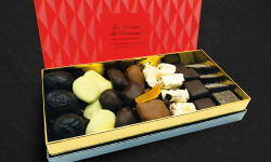 Maison du Pruneau - Cueillette du Gascon - Assortiment Pruneaux Et Chocolats - Coffret Élégance 450g