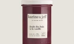 Karine & Jeff - Confiture de Fruits des bois à la vanille 245g