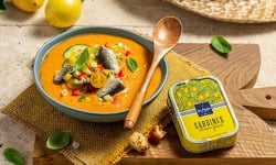 La Perle des Dieux - Sardines à l'huile d'olive et au citron frais - lot de 4 boîtes