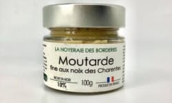 La Noyeraie des Borderies - Moutarde Fine aux noix des Charentes- 100g