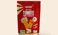 Omie - Crackers tomate et piment d'Espelette AOP bio - ingrédients français - 100 g