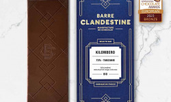 Barre Clandestine - Tablette de chocolat noir grand cru - Kilombero 73% - bean to bar