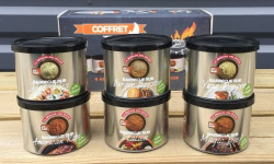 La Brigade des Epices - Coffret de 6 Assaisonnements pour Barbecue