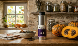 Huilerie d'Auron - Huile vierge de Pépins  de Courge Bio 0.25l