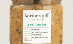Karine & Jeff - Cocotte de petit épeautre, courgettes et pignons de pin 6x350g