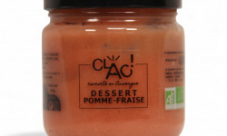 CLAC Conserverie - Dessert pomme fraise bio - 400g