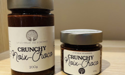 La Noyeraie des Borderies - Crunchy Noix chocolat, pâte à tartiner croustillante 100g