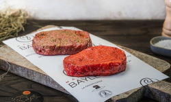 Maison BAYLE - Champions du Monde de boucherie 2016 - Pavés de Bœuf Marinés à la Provençale Fin Gras du Mézenc AOP - 3 x 400g (3 x 2 tranches)