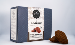 Biscuiterie de Reims - Boite de 12 Madeleines Chocolat Tonka