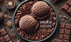 Les Garçons Glaciers - Crème Glacée BIO  Grué de Cacao 365ml