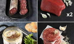 Bisons d'Auvergne - Menu de Pâques: Saucisson, terrine, pavés et hachés - 4 pers