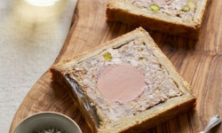 Le Cochon Sans Cochonnerie - Pâté en croûte Richelieu au foie gras sans nitrite 2 tranches 200g