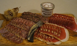 Charcuterie Mannei - "U Spuntinu" (casse Croûte) de Porc Noir Nustrale AOP -Sans Nitrite-