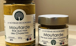 La Noyeraie des Borderies - Moutarde fine aux Noix 100% origine France 🇫🇷   200g