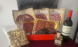 IBERICO & CO - Coffret Premium - Charcuterie Ibérique Bellota & vin et huile