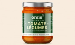 Omie - Sauce tomates aux 5 légumes bio - tomates plein champs du sud de la France - 190 g