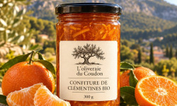 L'OLIVERAIE DU COUDON - CONFITURE DE CLEMENTINE BIO 300GR