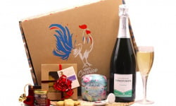 Le safran - l'or rouge des Ardennes - Coffret cadeau Noel Champagne Brut AOC "Le Gourmand"