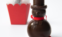 Mon jardin chocolaté - Bonhomme de neige Chocolat noir bio