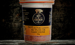 Lou Rey du Cochon - Pâté de porc laineux au floc de Gascogne 180g