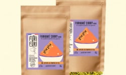 FuriFuri - Condiment sésame & algues- Furikaké- éco recharge Curry doux Duo