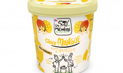 Les Glaces du Semnon - La Mémère - Glace Mangue touche de Vanille 100% Bio La Mémère 500mL