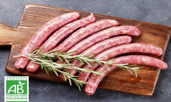 Ferme Bichet - Saucisses de bœuf au piment d’Espelette BIO x6