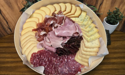 La Fermière - Raclette 5 Fromages & Charcuterie : Le Plateau Complet Parfait pour 6 Gourmets