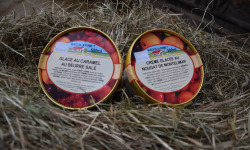 Les Glaces de la Promesse - Glace Au Nougat De Montélimar Et Glace Au Caramel Beurre Salé 2x 500 Ml