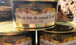 Ferme de Pleinefage - Pâté de foie de canard entier truffé 3% - Boîte de 190g