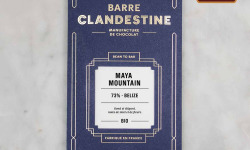 Barre Clandestine - Tablette de chocolat noir grand cru - Maya mountain 73% - bean to bar