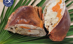 La Criée d'à Côté - Crabe Tourteau Coupé Cuit Maison | pièce de 530g à 570g