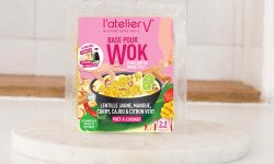 L'Atelier V* - Base pour WOK - Lentille Jaune, mangue, curry, cajou et citron vert