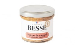 Foie Gras BESSE - Fritons de canard au piment d'Espelette 100g