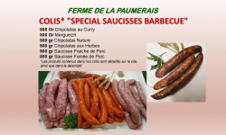 Ferme de la Paumerais - COLIS "SPECIALES SAUCISSES BARBECUE" (x1) - 3 Kg