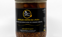 Esprit Foie Gras - Lentilles Vertes Du Puy Cuisinées Aux Manchons De Canard Confits