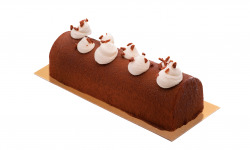 Gemelli - Gelati & Sorbetti - Bûche glacée - 8 à 10 personnes -  Escale Chocolatée : Bûche aux 3 Chocolats