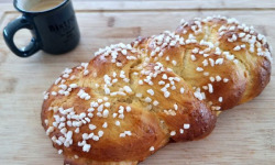 Les Gourmandises de Luline - Brioche tressée au sucre sans lactose