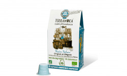 TERRAMOKA - Café NELSON x15 capsules Home Compost type Nespresso  x10