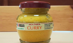 Domaine des Terres Rouges - Moutarde au Curry graines françaises sans additifs 55G