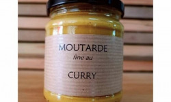 Piments et Moutardes du Périgord - Moutarde fine au curry 200g