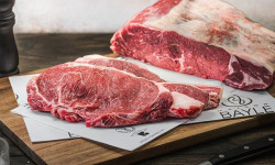 Maison BAYLE - Champions du Monde de boucherie 2016 - Entrecôte de bœuf Fin Gras du Mézenc AOP - 3 x 600g (3x2 tranches)